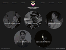 Tablet Screenshot of abhinavbindra.com